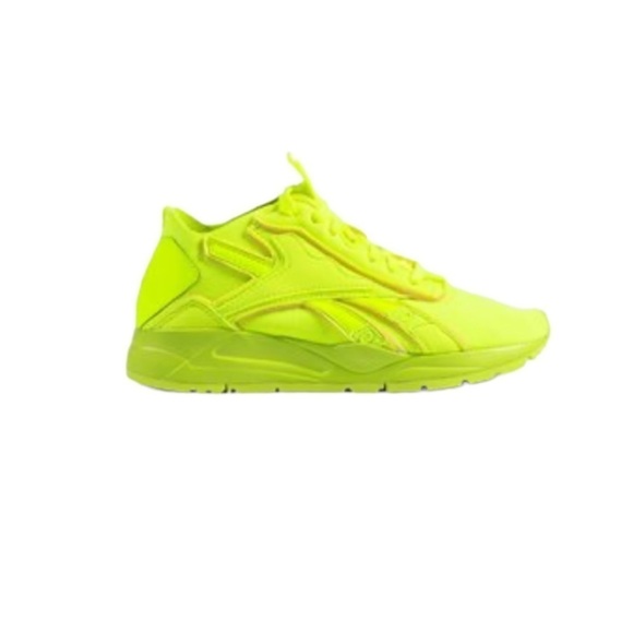 Victoria Beckham x Reebok | Neon Yellow Bolton Sock Sneaker - EU 41/UK 7.5 - Picture 1 of 8